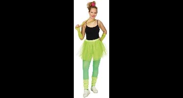 Neon gele Tutu 4 delige set