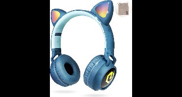 PowerLocus Buddy Draadloze On-Ear Koptelefoon voor Kinderen - Blauw