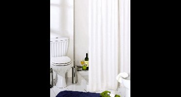 Douchegordijn 180x200 textiel Rigone wit