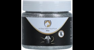 Excellent Glitter Hoeflak - 150 ml - Hoeflak – Paarden – Gelakte hoeven – Veelzijdig gebruik – Hydraterend en Verzorgend – Stralend – Makkelijk Aanbrengen en Verwijderen - Zilver