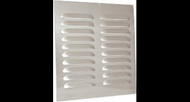 Nedco BV Bold Line schoepenrooster vlak model 500x500mm aluminium