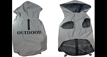 Duvoplus - Hond - Hondenjas Hi Vis Sporty Xl - 70cm Grijs - 162258