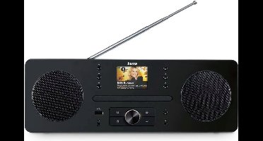 Hama Digitale Radio - DAB+ - Internetradio/cd/Bluetooth - USB A - Wekkerradio - 10W - Grijs/Zwart
