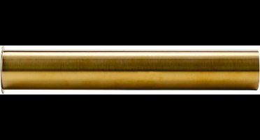 Sifon verlengbuis 20cm met kraag geborsteld messing