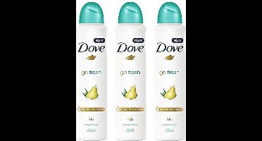 Dove Deo Spray - Go Fresh Peer & Aloe Vera - Voordeelverpakking 3 x 250 ml