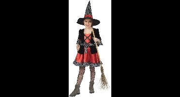 Heksen jurk Polka Dotty meisje