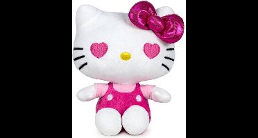 Hello Kitty - 22Cm 50e Verjaardag Speciale Editie Roze Knuffel