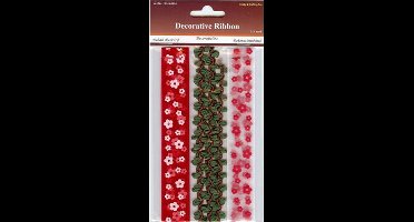 Hobby & Crafting Fun decoratielint bloemen art.nr. 12149-4901
