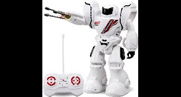 Robot Robo Blast One wit - RC Robot met schietende vuist