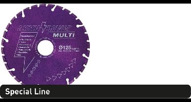 Rotec Diamantzaagblad 'Multi Accu-Power' ø115x1,8xø10,0