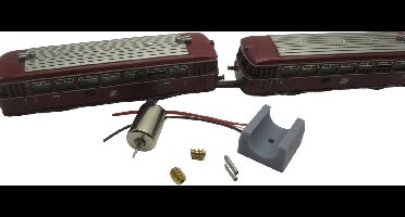micromotor NM026G motor ombouwset voor Minitrix VT 98 DB, KHH, KVG,VT 798, Schienenbus, u.a.