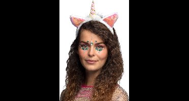 Boland - Diadeem Holo unicorn - Één maat - Volwassenen - Vrouwen - Fantasy - Eenhoorn