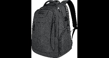 Stijlvolle Anti-Diefstal Laptop Rugzak: Ruim, Waterafstotend, Geschikt voor 15.6-17.3 Inch Laptops, met USB Oplaadpoort - Ideaal voor Reizen, Werk en Studie