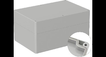 TRU COMPONENTS TC-9065560 Outdoorbehuizing 240.3 x 160.3 x 120 Polycarbonaat Grijs-wit (RAL 7035) 1 stuk(s)