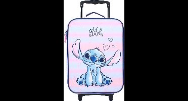 Stitch Made to Roll Trolley Koffer- Blauw - Lilo & Stitch - Reiskoffer
