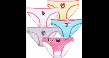 Disney Minnie Mouse Onderbroek - Set van 5 - Maat 116/128 - 6/8 Jaar