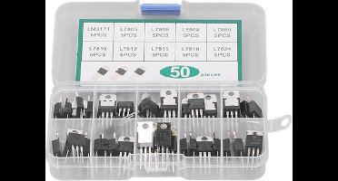 Transistor Assortiment Kit Hoog Vermogen Stabiliseren Spanning 50 Stuks Transistor Kit