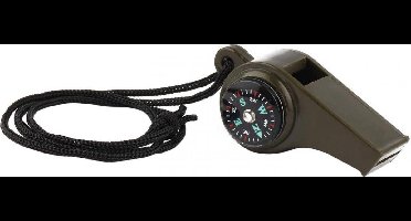 Fluitje met kompas en thermometer