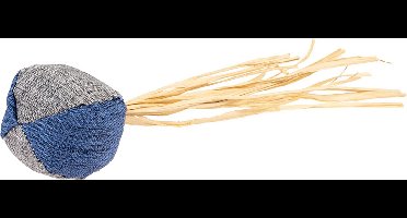 Duvo+ Eco Navy Bal & Catnip - Kattenkruid - Kattenspeelgoed - 4,5x4,5x20cm