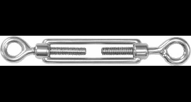 Dulimex Spanschroeven/Draadspanner - met Oog - 12 cm - verzinkt zamak - 100kg - M10 schroefdraad