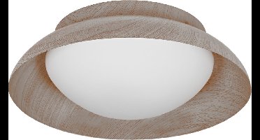 LEDVANCE ORBIS MILAN plafondlamp 305mm, houtkleur, 2XE27