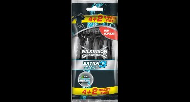 Wilkinson Wegwerpmesjes Men - Extra 3 Active 4+2 stuks