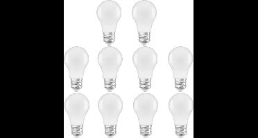 10 stuks | Ledvance LED lamp 4.9W 470lm 2700K Mat Niet-Dimbaar A55 | E27 | Extra Warm Wit | 4.9 watt | 10.000 Branduren