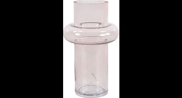 Countryfield Vaas Amy glas L12B12H20,5CM roze