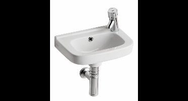 Geberit 300 Basic fontein zonder kraangat met overloop 36x25x15cm wit