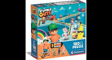 Clementoni - Puzzel - 180 Stukjes - Stumble Guys - Kinderpuzzel - Vanaf 7 Jaar