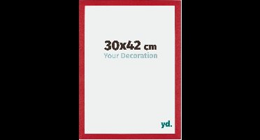 Your Decoration - Fotolijst 30x42 cm - MDF - Rood - Mura
