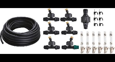 PARKSIDE Waternevel koel en irrigatiesysteem - 4 bar - Veelzijdig gebruik in de tuin, kas, terras etc -