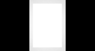 Passe-Partout Fotomaat 25x40 cm - Lijstmaat 35x50 cm - Wit - Museumkarton - Fotolijst niet inbegrepen