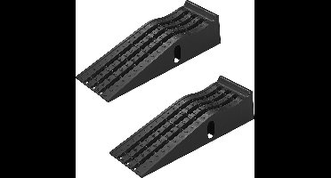 ProPlus Kunststof Oprijbrug - 3000 kg - Bandbreedte max. 23,5 cm - Auto Oprijblok - Plateau - Garage oprijplaat - Voertuig oprijhulp - Voor reparatie