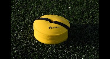 Precision Platte Trainingshoedjes 21 Cm Geel 40 Stuks