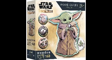 Trefl Trefl - Puzzels - 160 Houten Puzzels" - Grogu / Lucasfilm Star Wars The Mandalorian FSC Mix 70%".