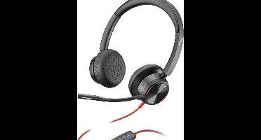 POLY Blackwire 8225 Headset USB-C Hoofdband Zwart