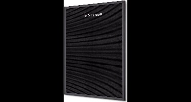Letterbord Zwart 60 X 80 cm met Zwarte Lijst - Syna LEBBL60X80