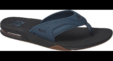 Reef Fanning Orion/Black Heren Slippers - Zwart/Donkerblauw - Maat 46