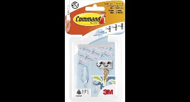 Command™ Strips, 17200CLR, transparant, 8 kleine + 4 middelgrote + 4 grote strips