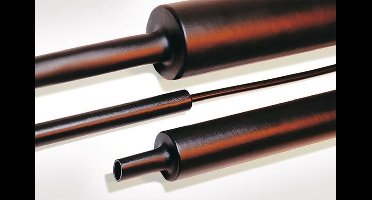 HellermannTyton 323-50120 Krimpkous met lijm 12 mm 3 mm Krimpverhouding:4:1 1 m