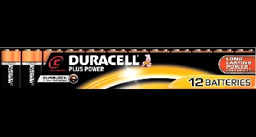 Duracell Plus C Alkaline Batterijen 12 stuks