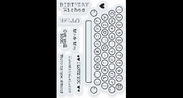 Tonic Studios • Stempelset Terrific Typewriter