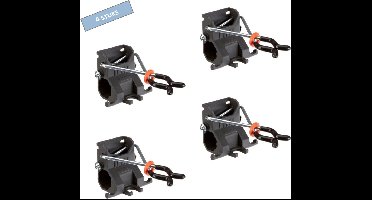 GARDENA tuingereedschaphouder - GA3503 - Wandmontage - 4 stuks