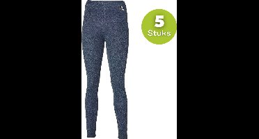 Thermobroek - Dames - Antraciet - M- Set van 5