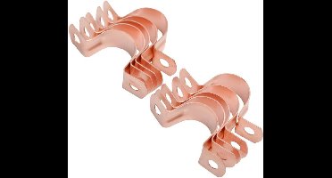 Sanivesk zadel laag 15mm koper 10 stuks