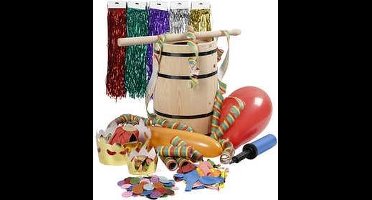 Grabbelton met toebehoren, h: 38 cm, beuken, grenen, klein, 1set