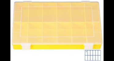 Hünersdorff Assortimentsdoos (l x b x h) 335 x 225 x 55 mm Aantal vakken: 12 Vaste onderverdeling 1 stuk(s)