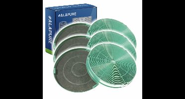 3x LongLife Koolstoffilter voor Juno MCFE31 / 9029801306 / EFF77 (2St.)