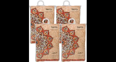 Home & Styling Geurzakjes Patchouli geur - set 12x stuks - met ophanghaak - geurkaartjes/luchtverfrisser - kasthangers